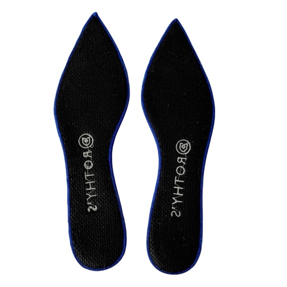 ROTHY’S The Point Flats Black White Stripe Retired Rare Size 8.5 - Picture 9 of 11